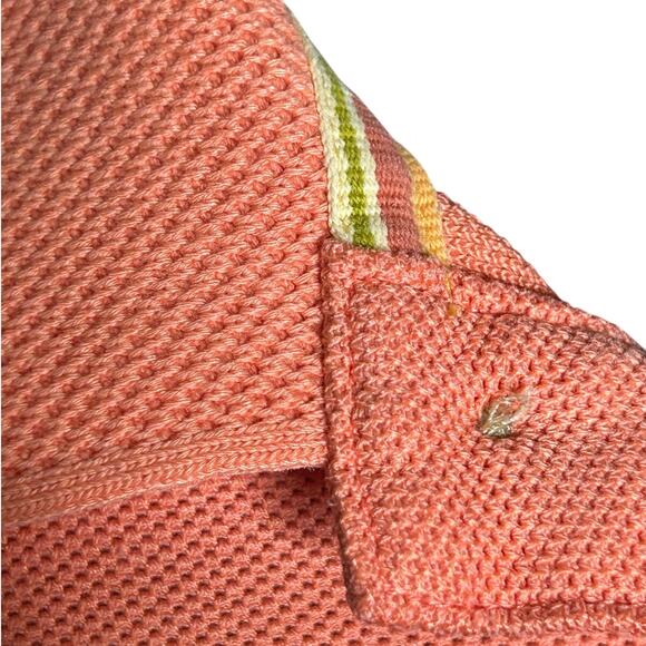 Tommy Bahama Coral color size men's medium Polo shirt - Picture 3 of 4